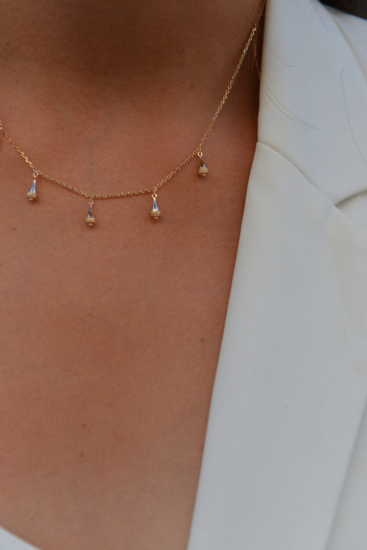 Collier Plaqué Or Birdy