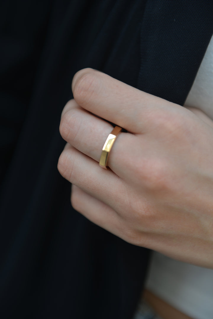 Bague Plaqué Or Yaël