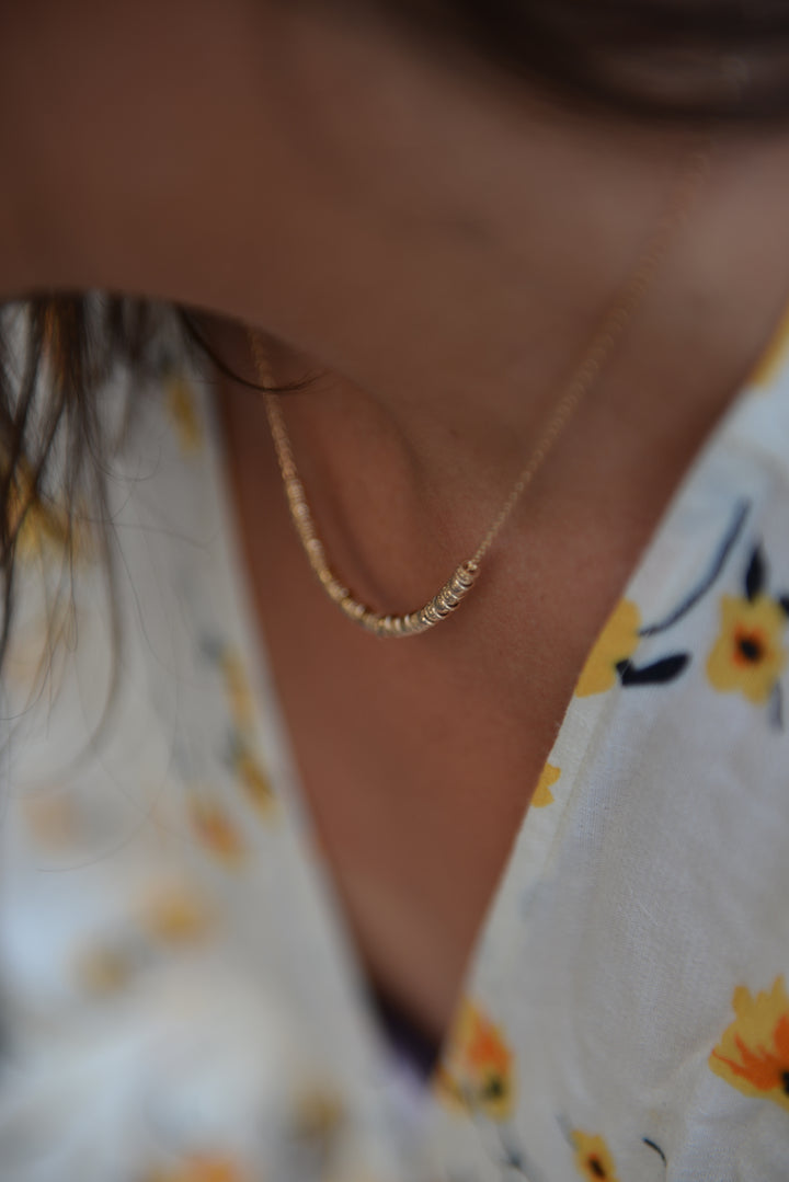 Collier Plaqué or motif aztèque Acapulco