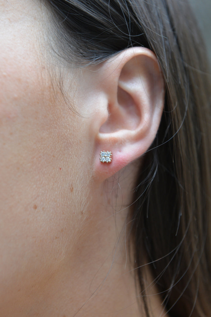 Boucles d'oreilles Plaqué Or & Oz Dina