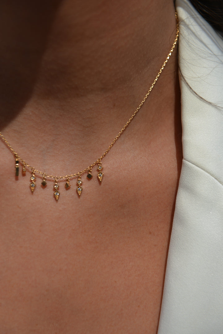 Collier Plaqué Or & Oz Lily
