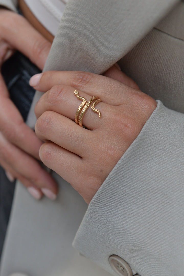 Bague Plaqué Or Maëva