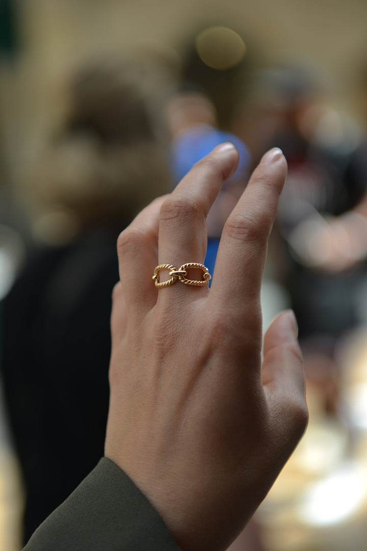 Bague Plaqué Or Zuma