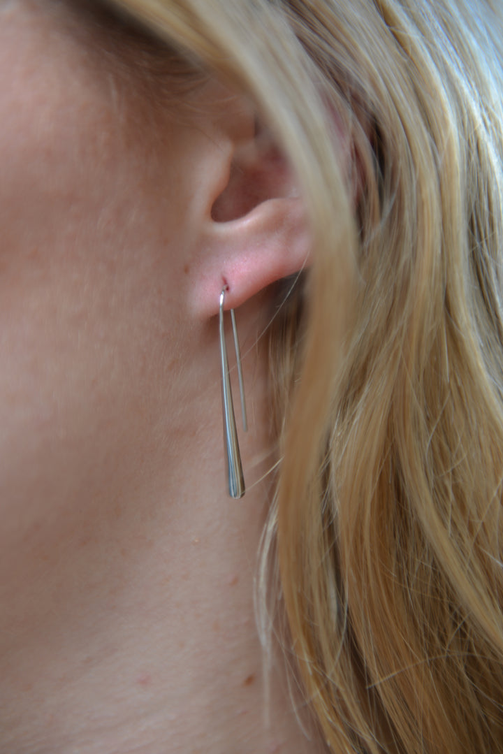 Boucles d'oreilles Argent 925 pendantes Lotus