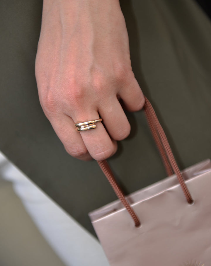 Bague Plaqué Or Taylor