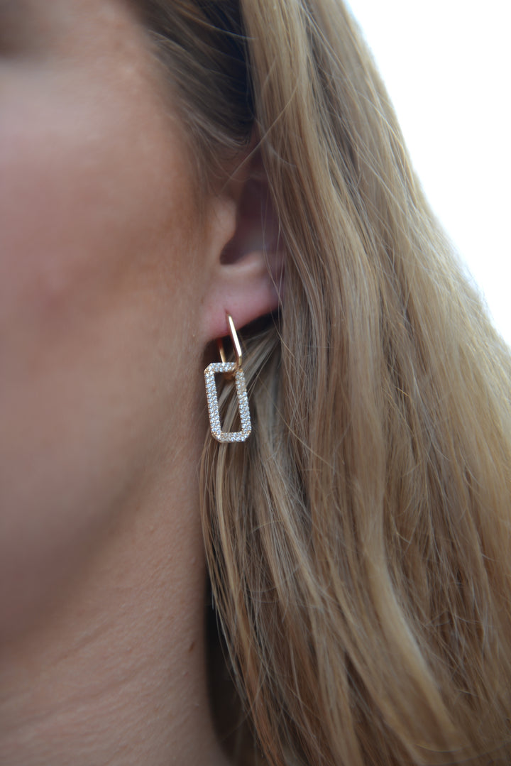 Boucles d'oreilles Plaqué Or & Oz Imagine