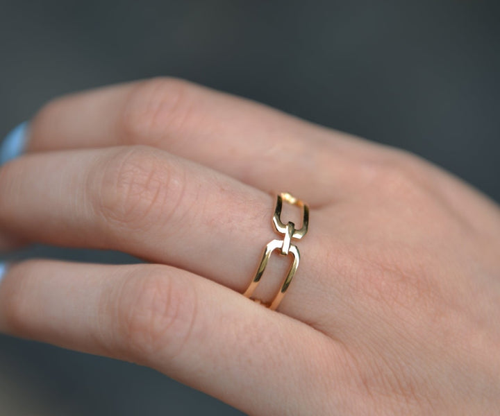 Bague Plaqué Or Megan