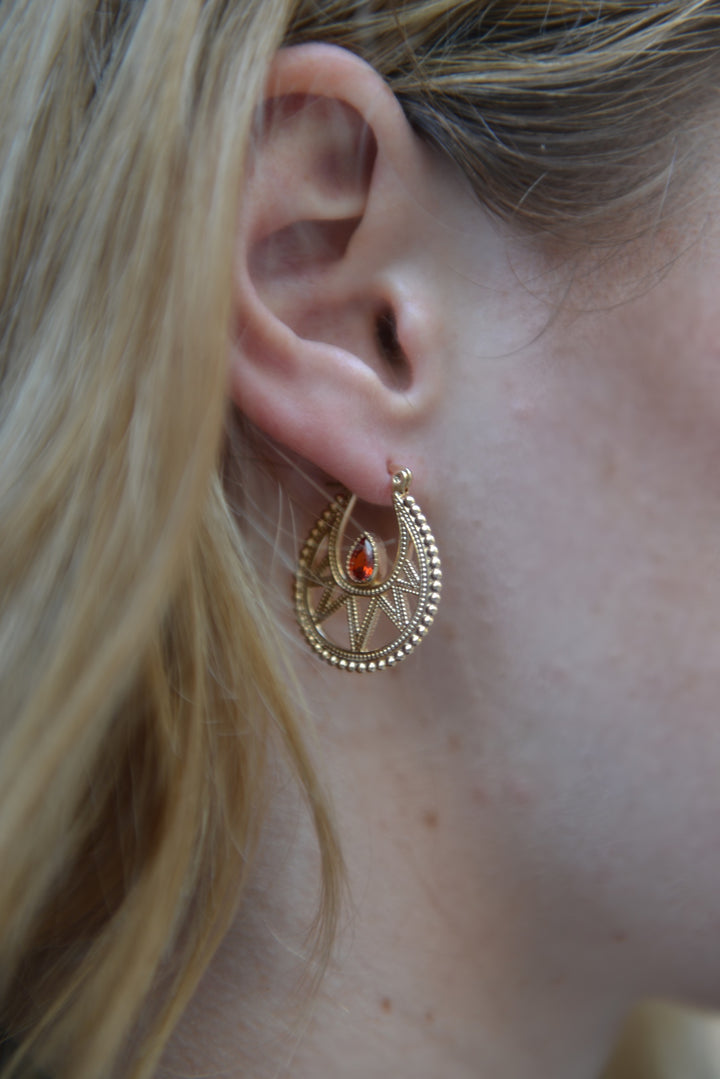 Boucles d'oreilles Plaqué Or & Oz Othilie