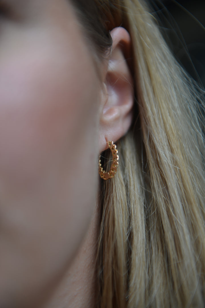 Boucles d’oreilles Plaqué Or créoles Owen