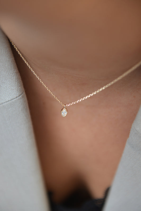 Collier Plaqué or & Oz Alix