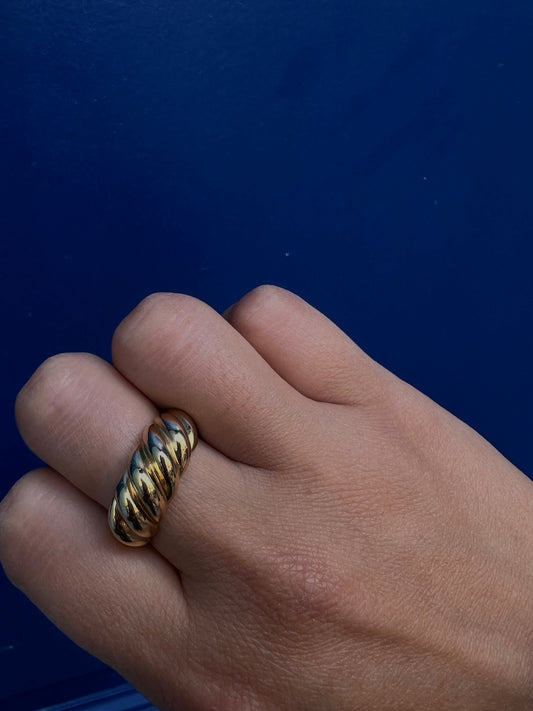 Bague Plaqué or Charlotte