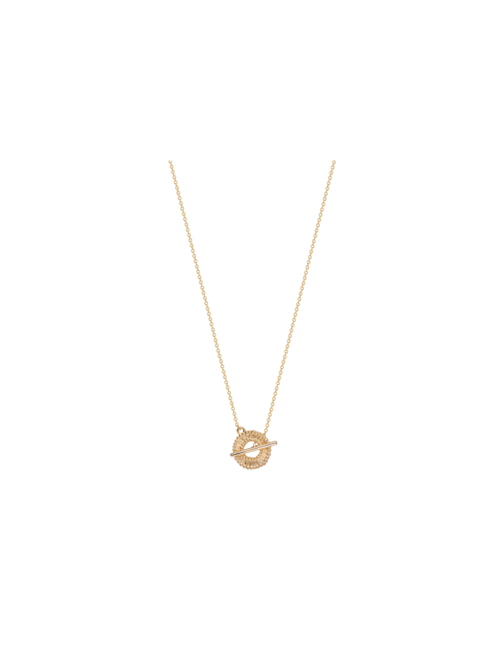 Collier Plaqué or Coton Saunier