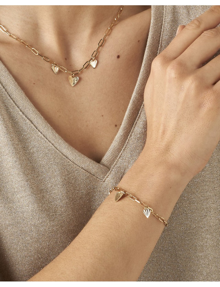 Bracelet Plaqué Or Idylle Saunier