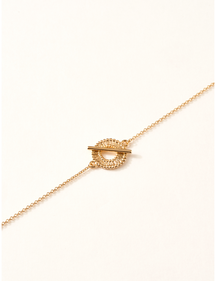 Bracelet Plaqué Or Coton Saunier