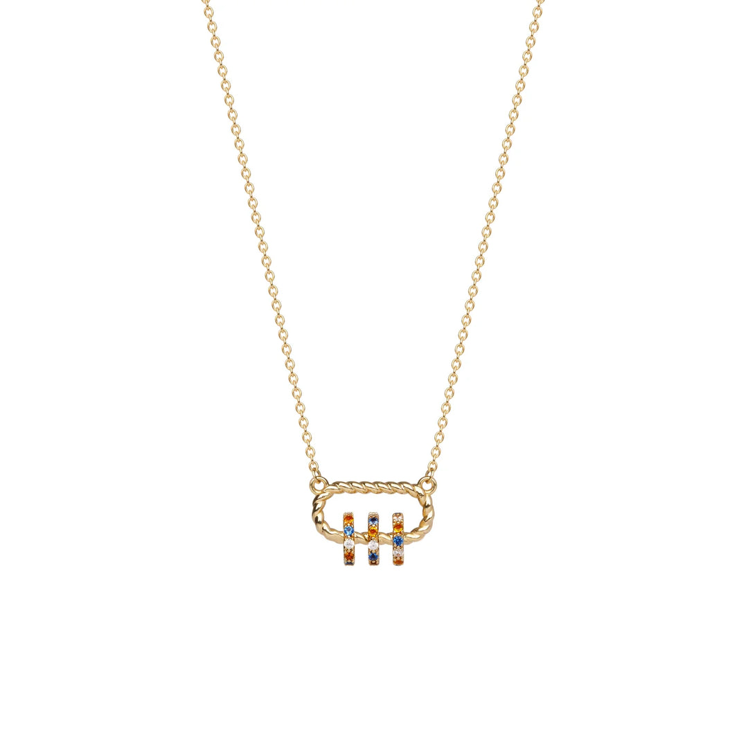 Collier Plaqué or & Oz Ourlet Saunier