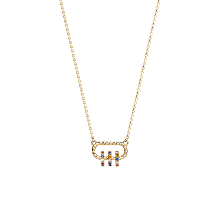 Collier Plaqué or & Oz Ourlet Saunier