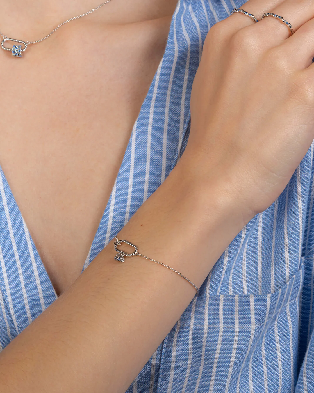 Bracelet Argent 925 & Oz Ourlet Saunier