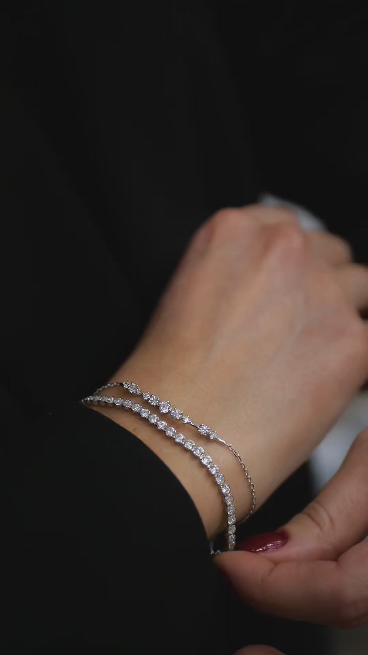 Bracelet Argent 925 & Oz Glimmer