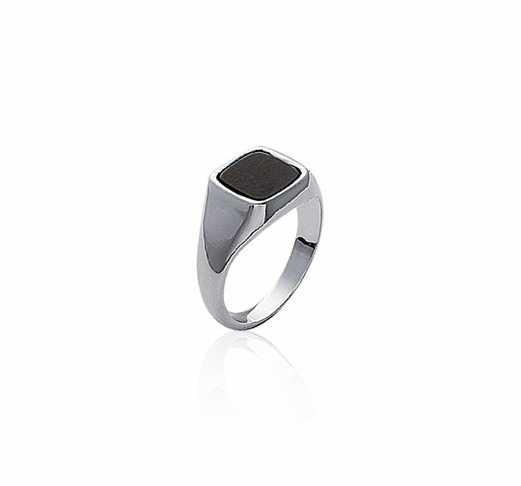 Bague homme Argent 925 & onyx Adrien