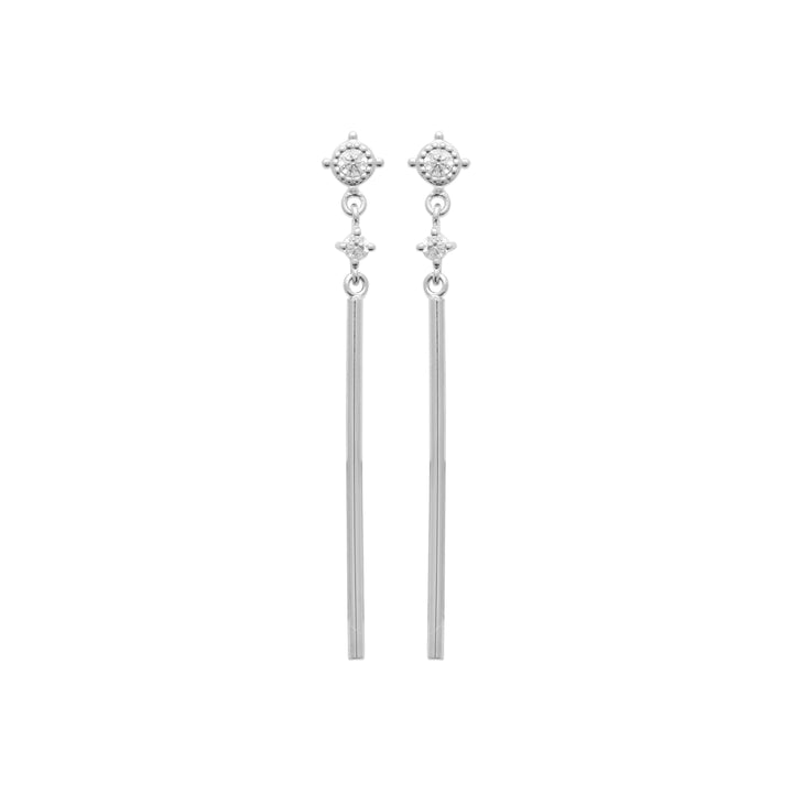 Boucles d'oreilles Argent 925 & Oz pendantes Space