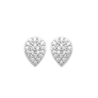 Boucles d'oreilles Argent 925 motif goutte & OZ Liliana