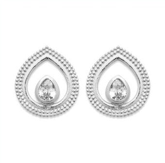 Boucles d'oreilles Argent 925 & OZ forme goutte Anthéa