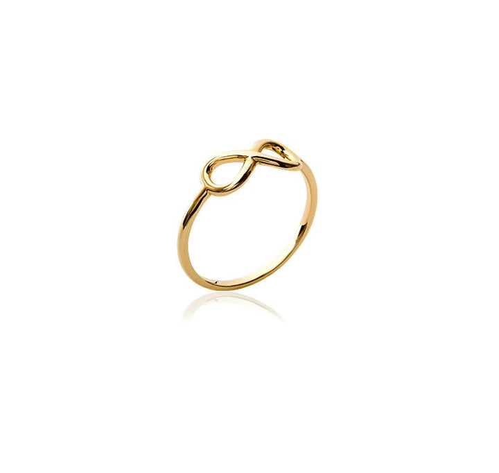 Bague Plaqué Or Infini