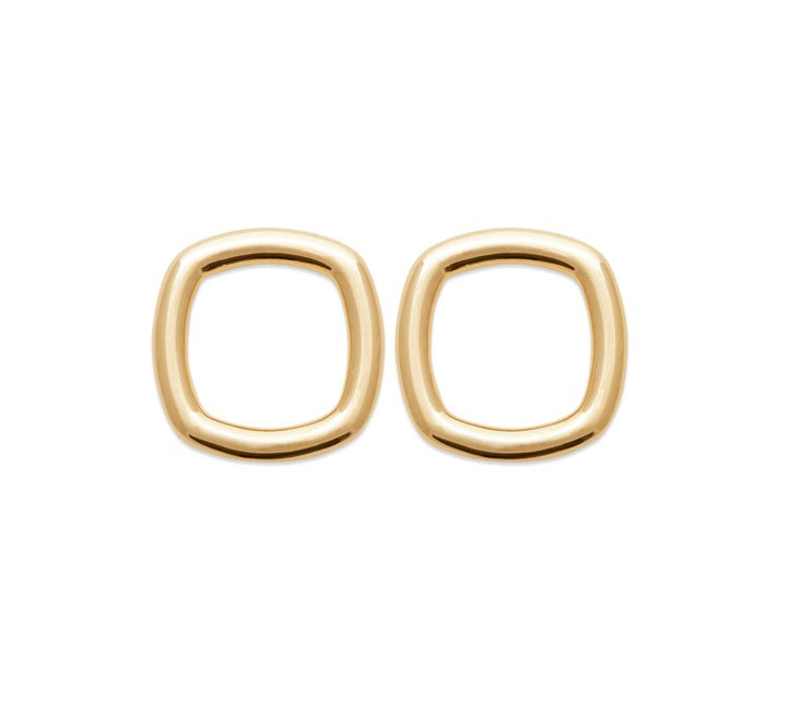 Boucles d'oreilles Plaqué Or puces Agathe