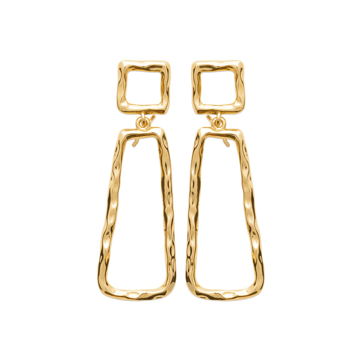 Boucles d'oreilles Plaqué Or pendantes Ava
