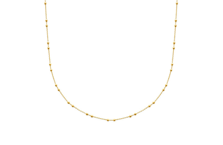 Collier Plaqué Or maille boule Magnolia