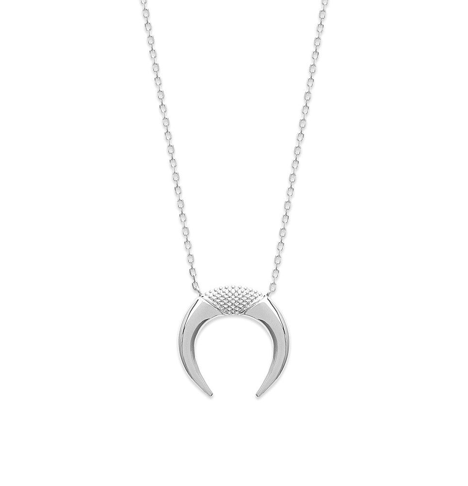 Collier Argent 925 lune Saori