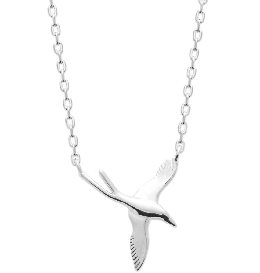 Collier Argent 925 motif oiseau Akari