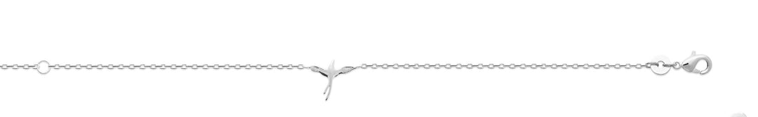 Bracelet Argent 925 motif oiseau Akari