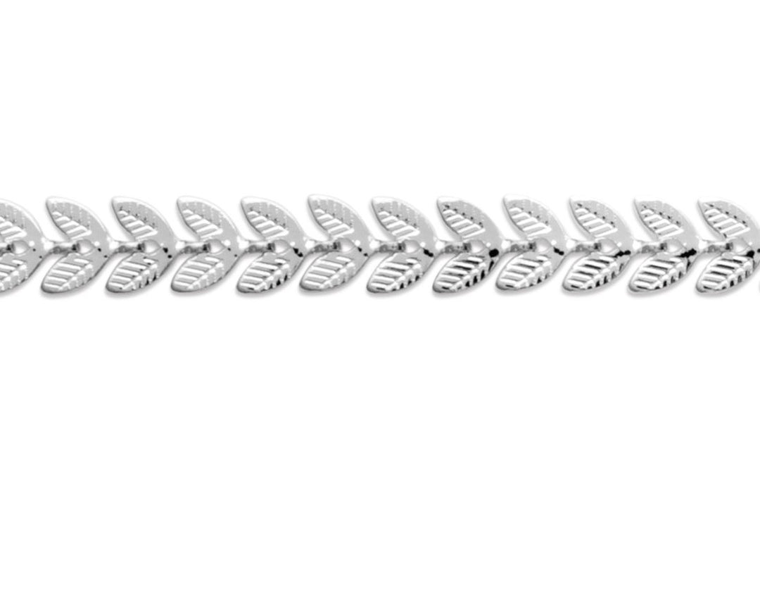 Bracelet Argent 925 motif Laurier
