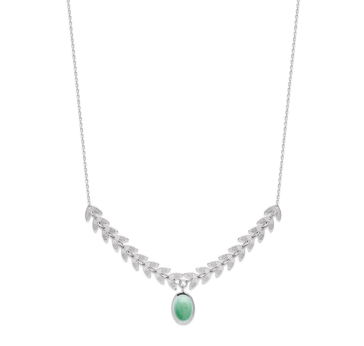 Collier Argent 925 & Aventurine Laurela