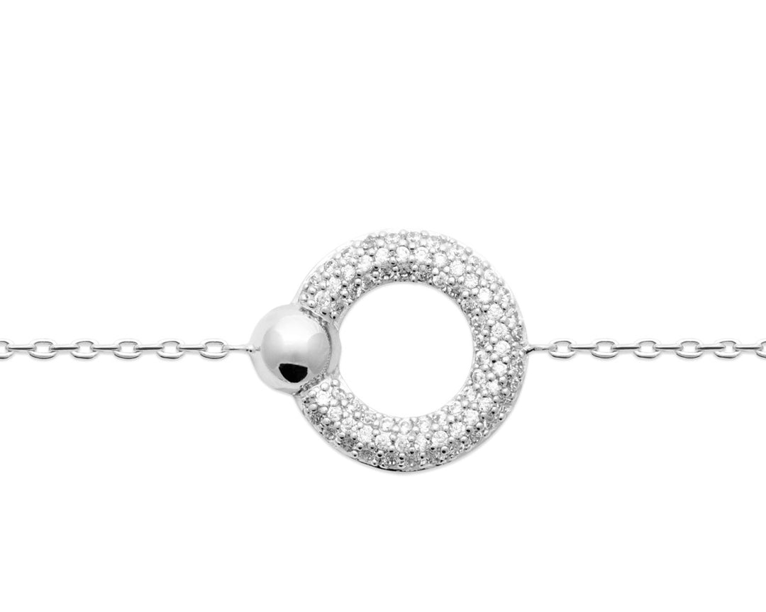 Bracelet Argent 925 effet pailleté Naos