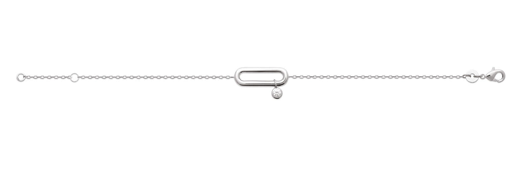 Bracelet Argent 925 avec pendentif OZ Maïly