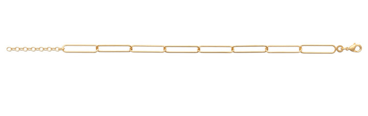 Bracelet Plaqué Or maille trombone Zoé