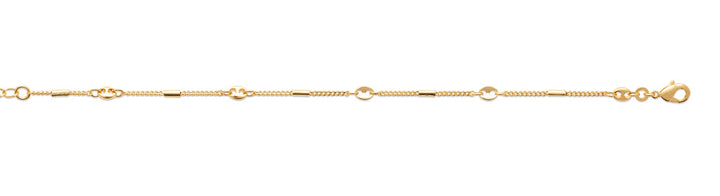 Bracelet Plaqué Or maille graine de café Victoria