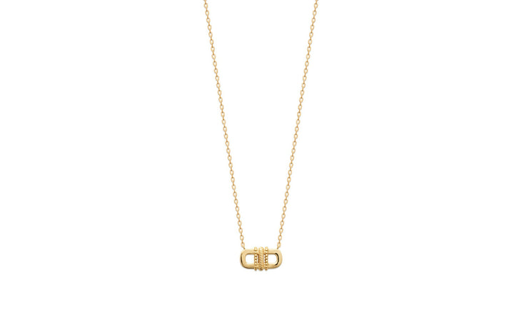 Collier Plaqué or motif Aztèque Akumal