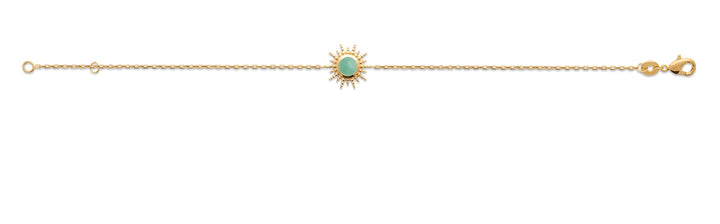 Bracelet Plaqué Or & Aventurine Dellia