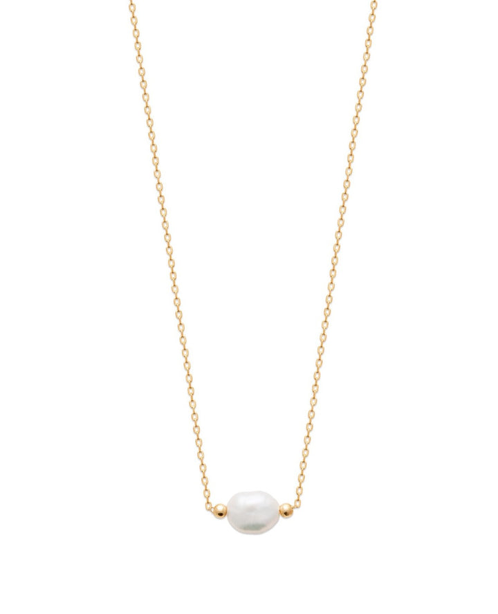 Collier Plaqué Or & Perle Anahita