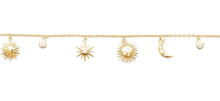 Bracelet Plaqué Or & Oz Univers