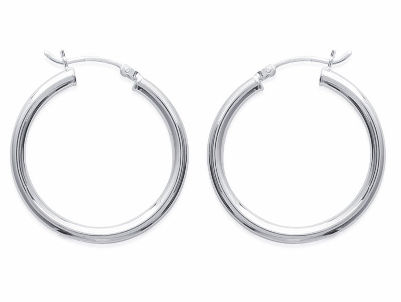 Boucles d'oreilles Argent 925 forme créole Lilo