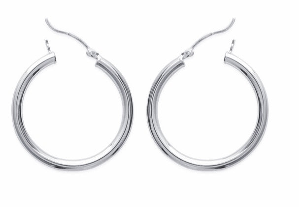 Boucles d'oreilles Argent 925 forme créole Lilo