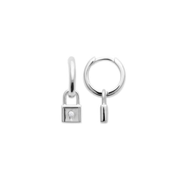 Boucles d'oreilles Argent 925 créoles pampilles Sifia